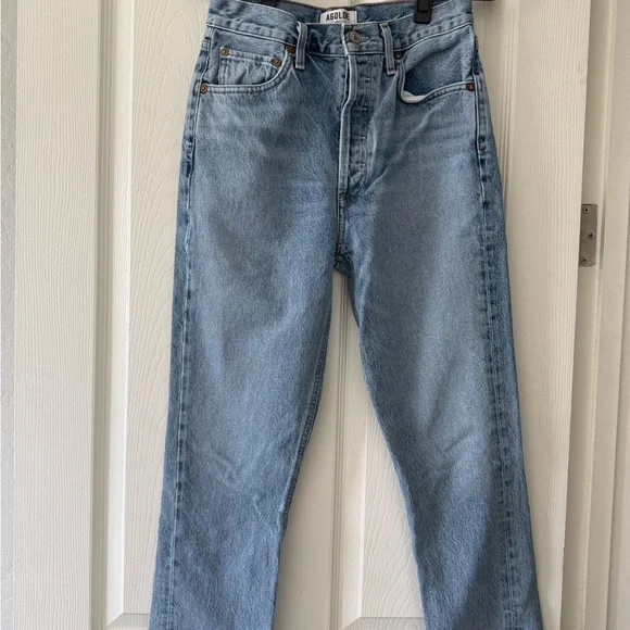 AGOLDE Premium Riley Cropped Straight Jean - Picture 2 of 7